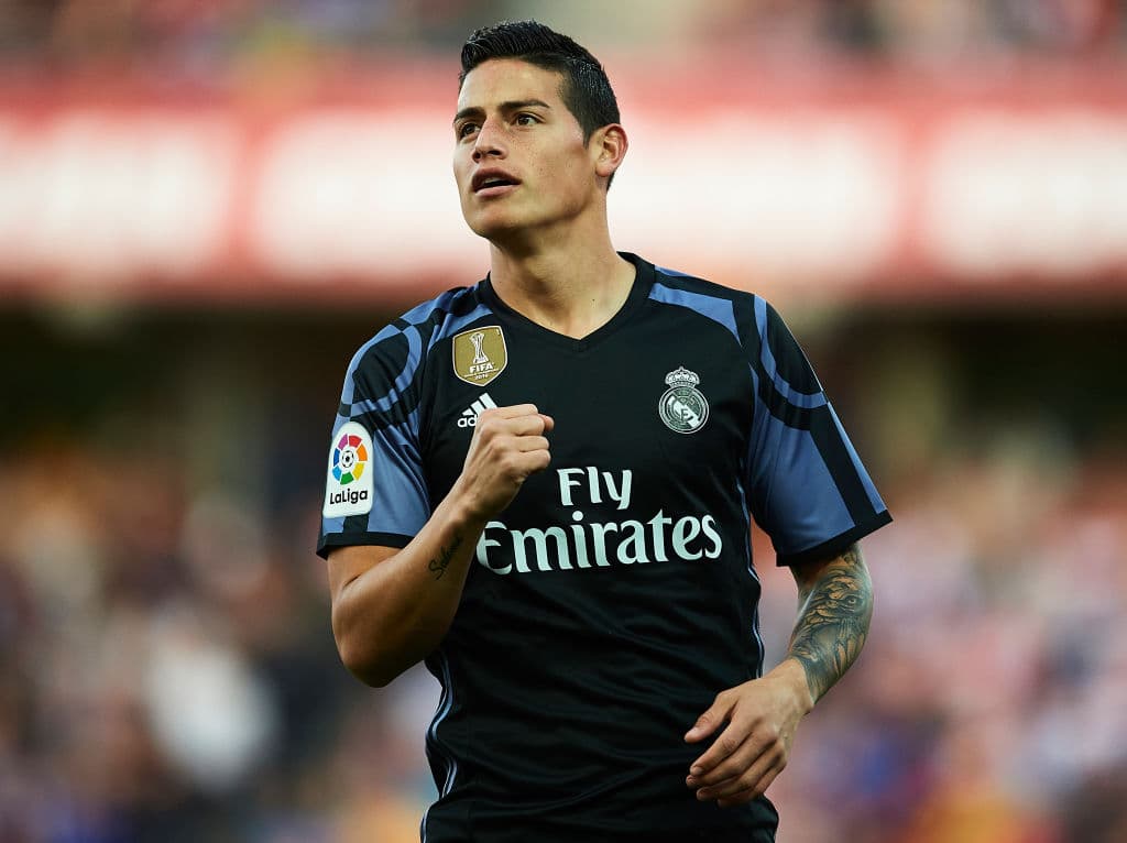 El colombiano James Rodríguez llegó fichado en la temporada 2014-15 al Madrid.