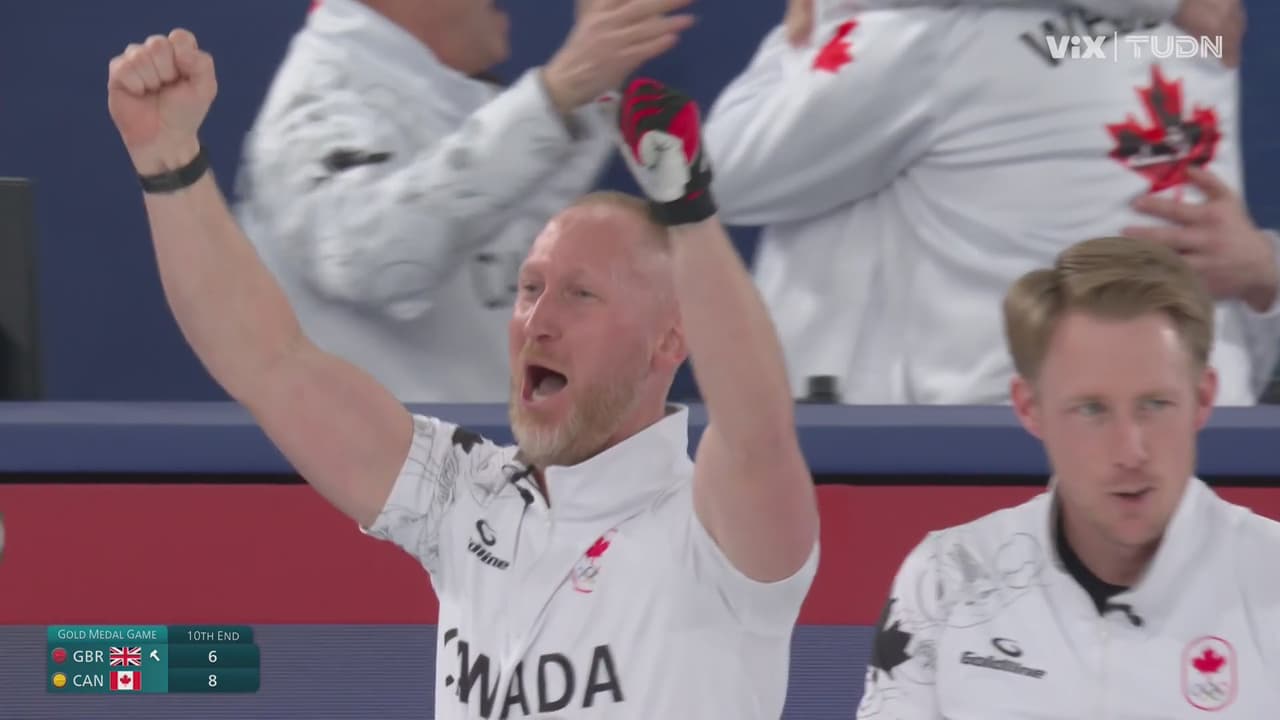 ¡Una última y agónica piedra! Canadá tiene oro en curling