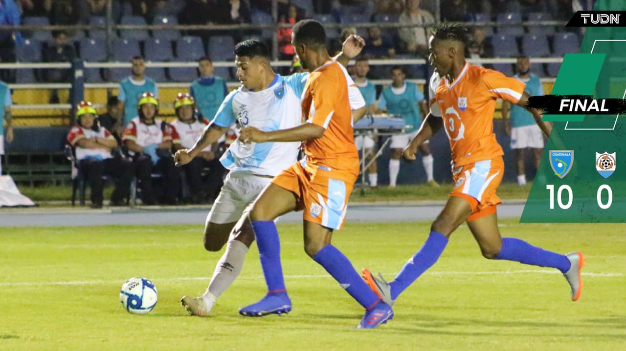 Guatemala se saca un 10 ante Anguilla