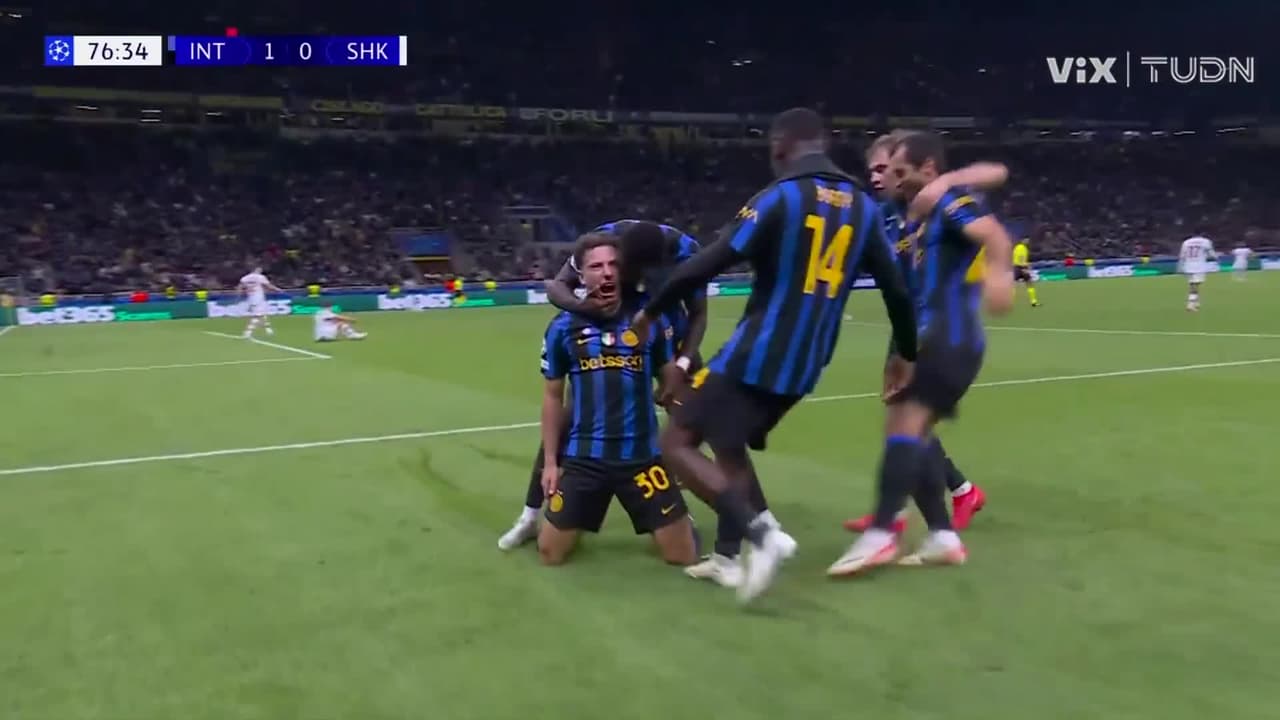 ¡Gol de Carlos Augusto! Inter de Milán 1-0 Shakhtar Dometsk - UEFA Champions League