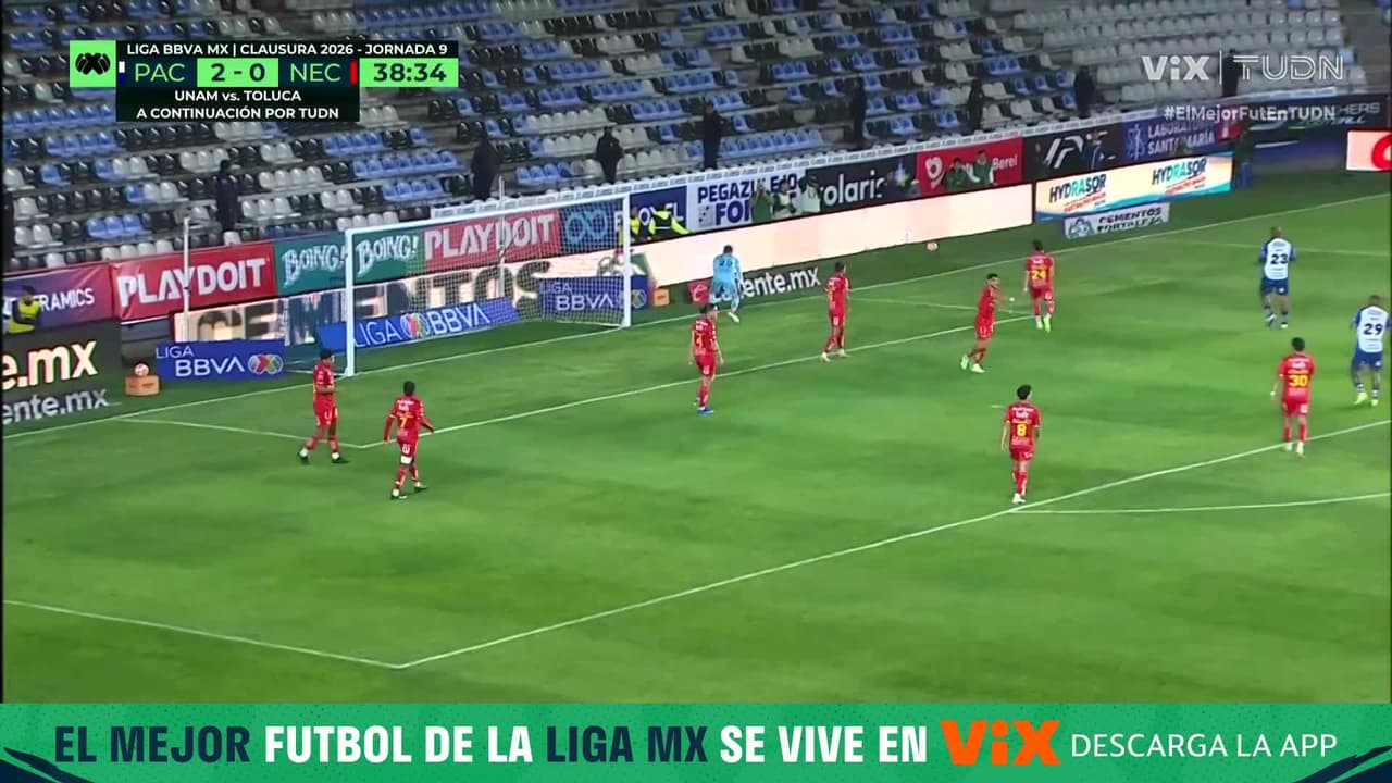 Unsain brilla con atajada y evita el tercer gol de Pachuca