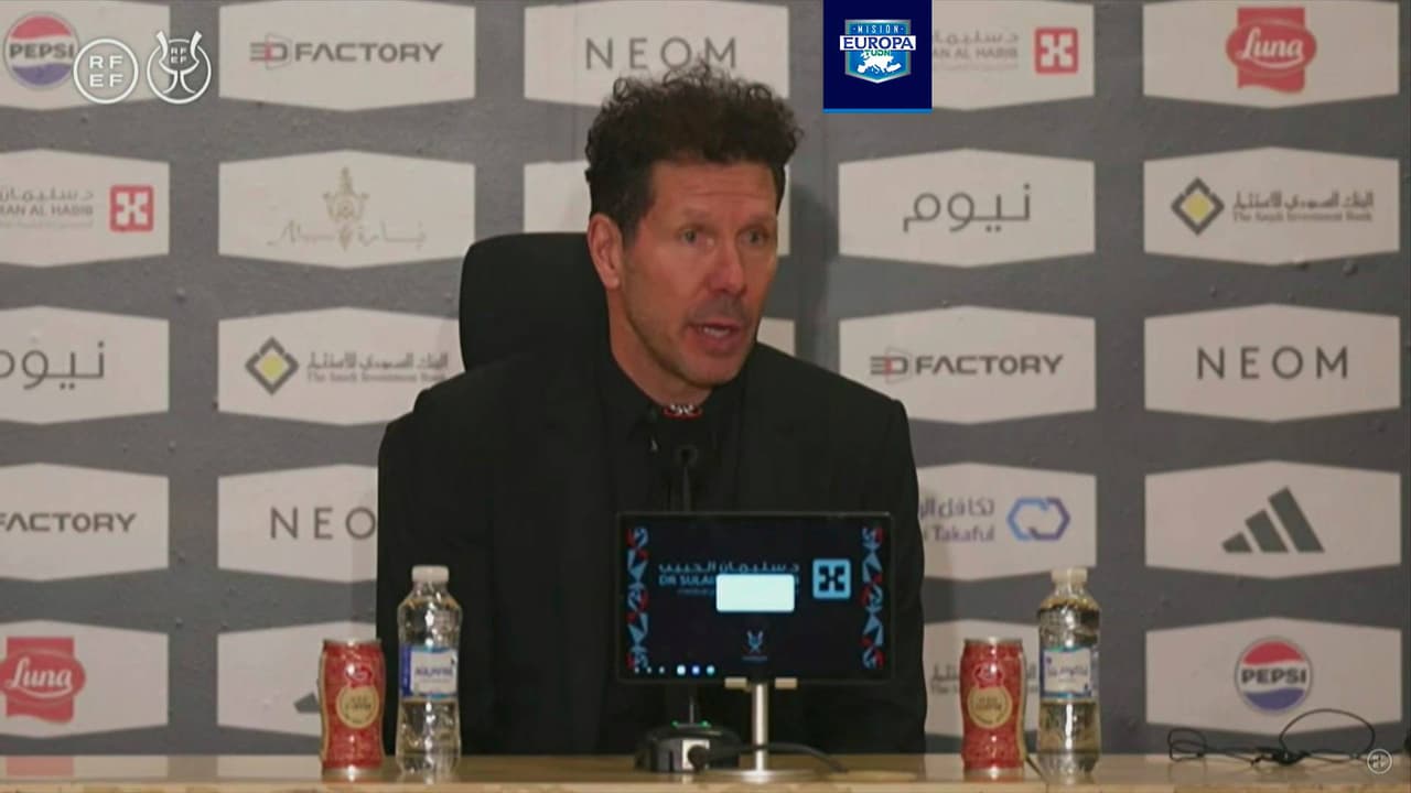 Cholo asume la culpa: "la responsabilidad es absolutamente mía"