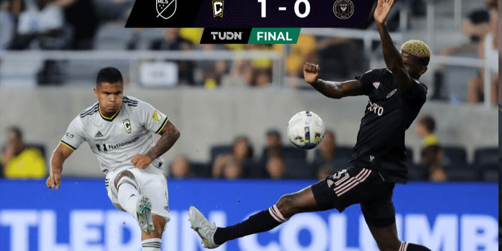 Columbus no lució, pero venció a Miami y va rumbo a la clasificación 