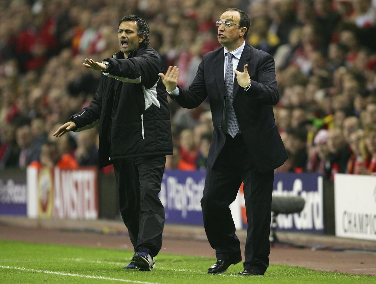 <b>Rafa Benítez: </b>la rivalidad con el entrenador español comenzó cuando el portugués dirigió por primera vez al Chelsea y su par estaba en el Liverpool, pero se extendió cuando el madrileño lo sucedió en el Inter acusándolo de 'destruir' el proyecto que había dejado.