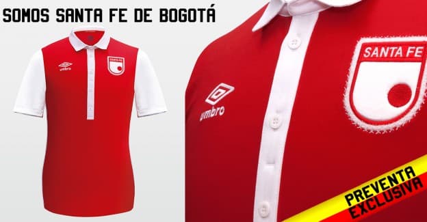 Santa Fe, de Colombia, suele lanzar una playera conmemorativa al cumpleaños de Bogotá. Esta fue la del 2014, la más bonita de todas.