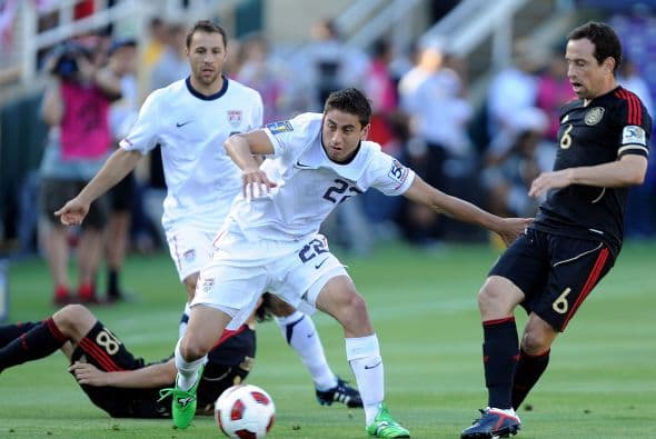 Alejandro Bedoya, no inquietó en ningún momento a la defensa mexicana y eso que fue incluido como titular