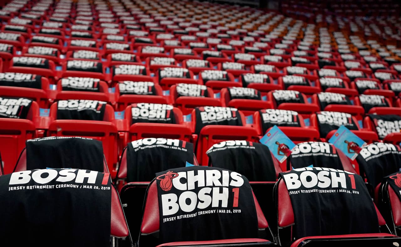 El American Airlines Arena, en Miami, se preparó de la mejor manera para recibir esta noche especial de su historia.