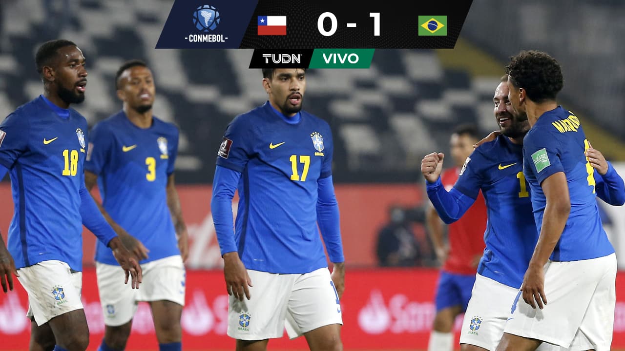 Brasil vence a Chile y sigue invicto con siete triunfos seguidos