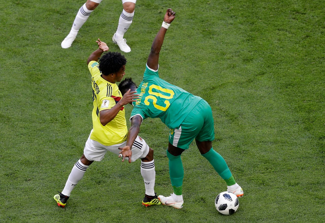 Senegal ganó buena parte de los duelos individuales en el medio campo, aprovechando su potencia física.