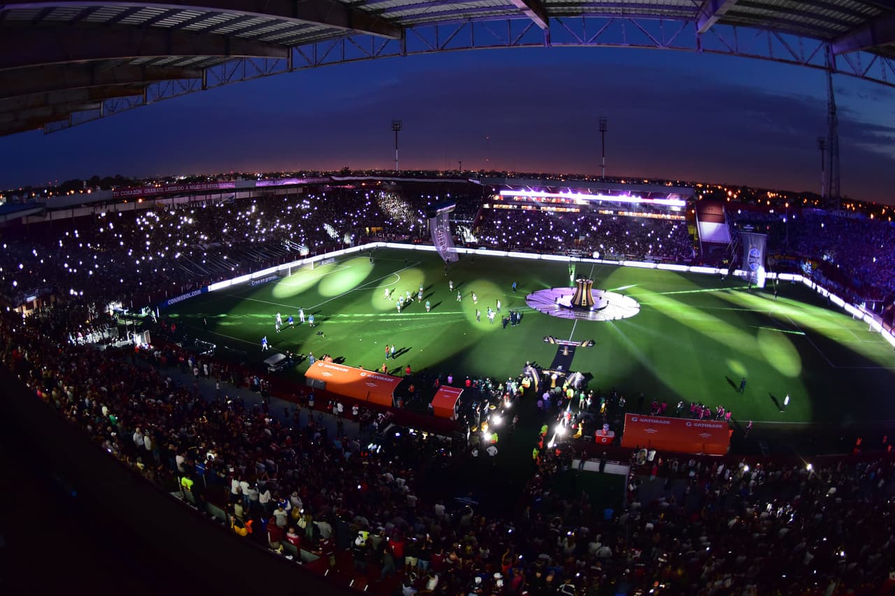 La fiesta estaba lista para la definición en el estadio Ciudad de Lanús, en donde en la semifinal se presentó una épica remontada contra River Plate.