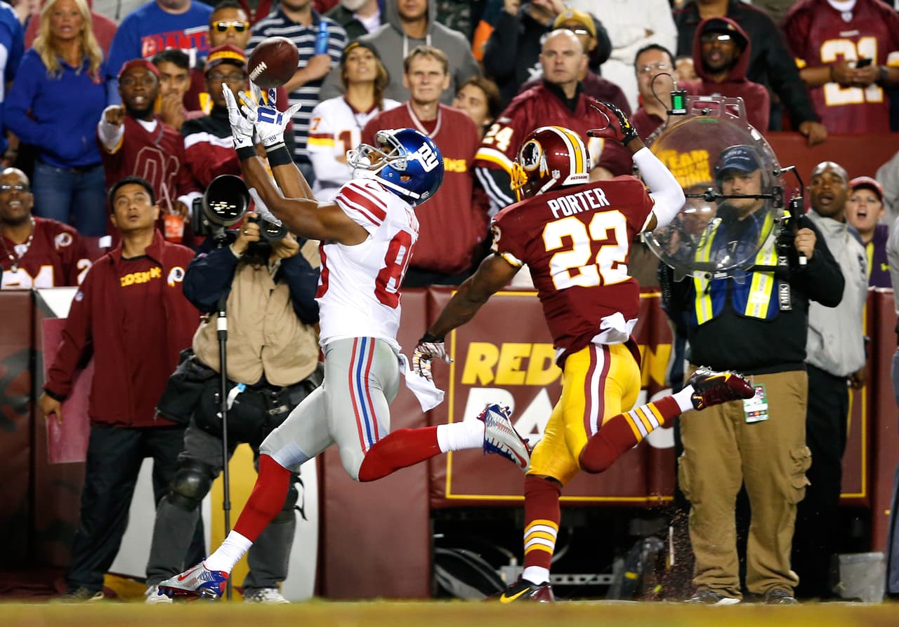 Si Cruz logra regresar a la forma tras su lesión, Cruz puede resurgir como el N°1 en esta lista. Los Giants toman ventaja de su habilidad explosive lo que le permite entrar por los huecos en el centro del campo. Los defensas tienen mucha dificultades para manejar su astucia en las rutas uno contra uno (AP-NFL).