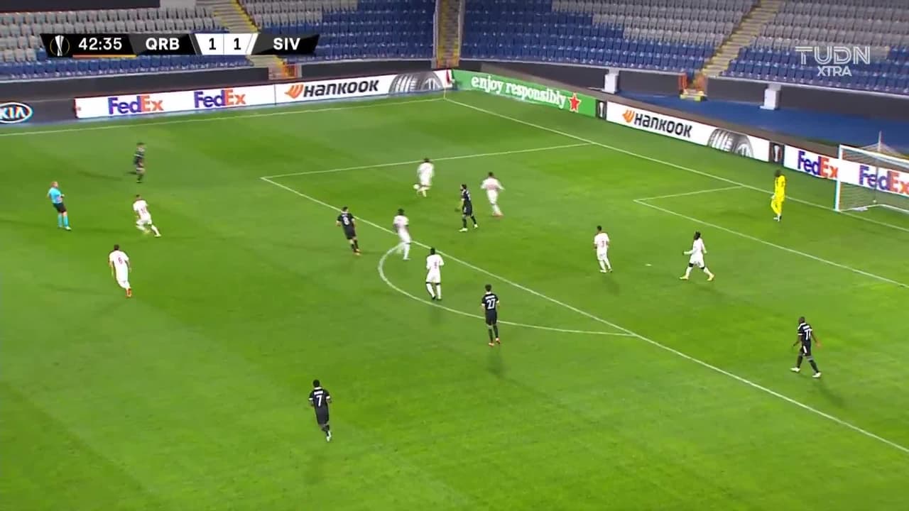 ¡TIRO ATAJADO! disparo por Max Gradel.