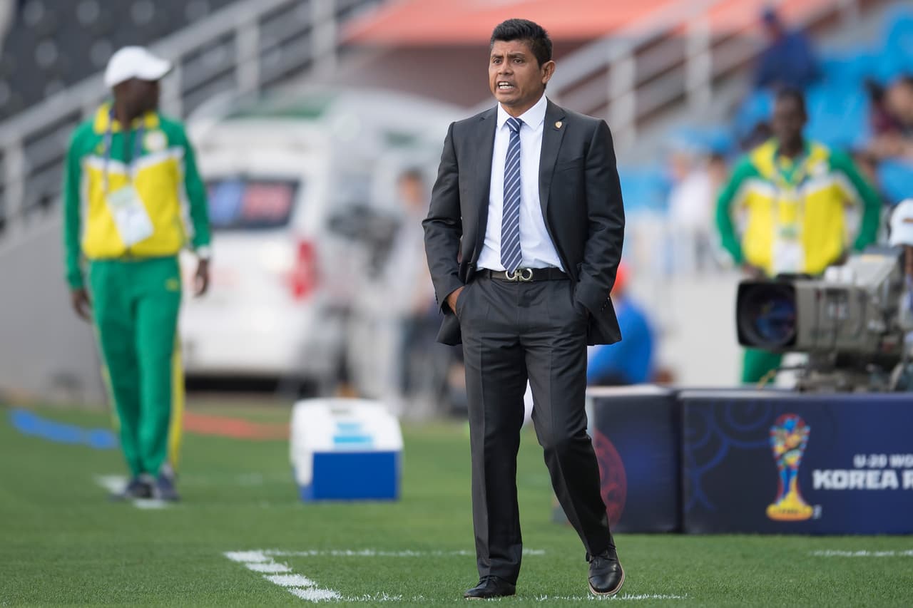 Marco Antonio Ruiz, técnico de la Selección Mexicana Sub-17.