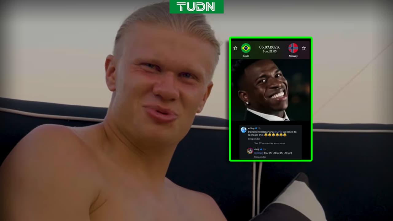 Haaland reacciona a sus memes virales durante el Mundial 2026