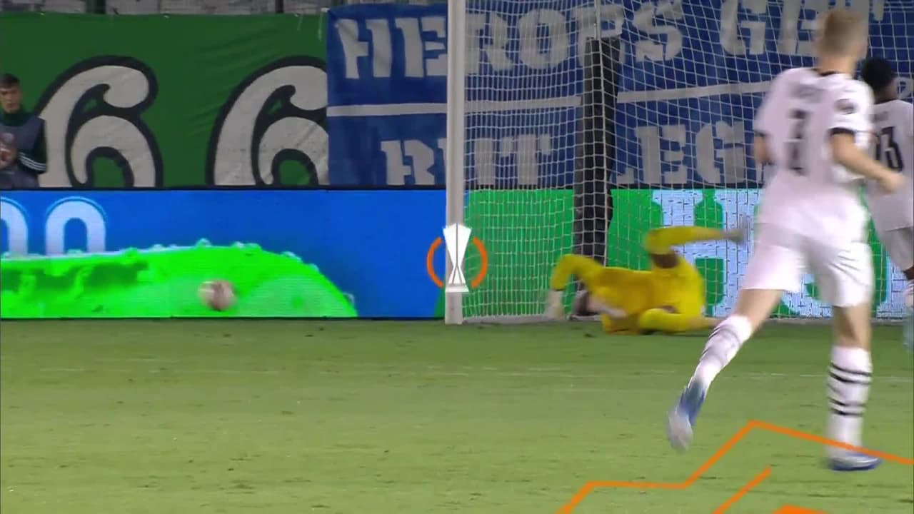 ¡GOL!  anota para Rennes. Amine Gouiri