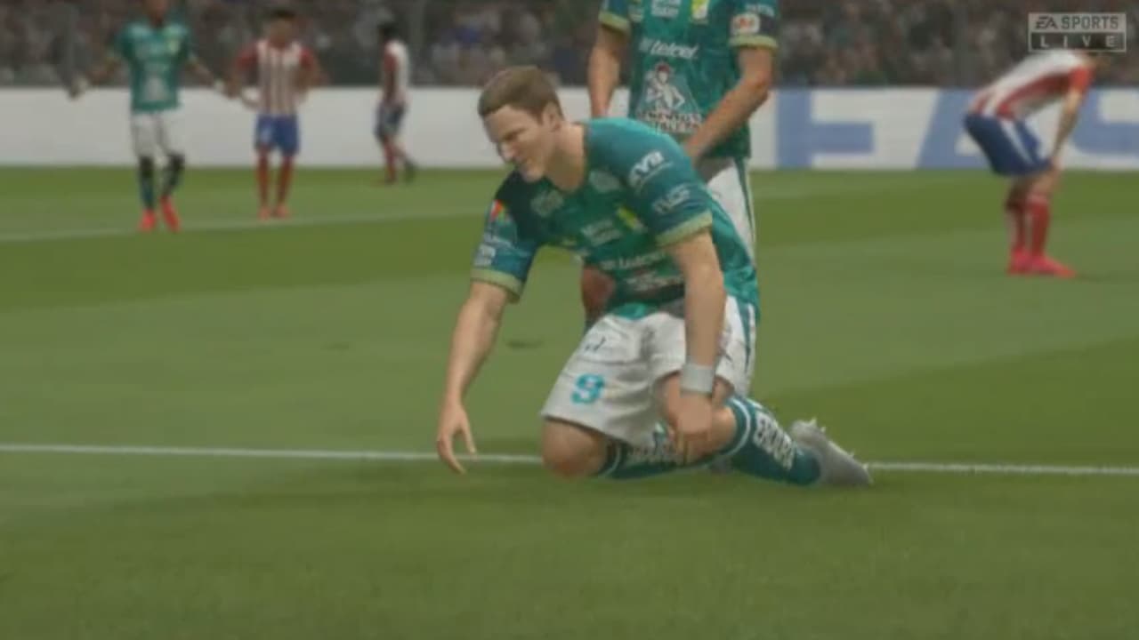 Sosa, representando al León, destrozó 6-1 a Reyes, representante del Atlético San Luis.