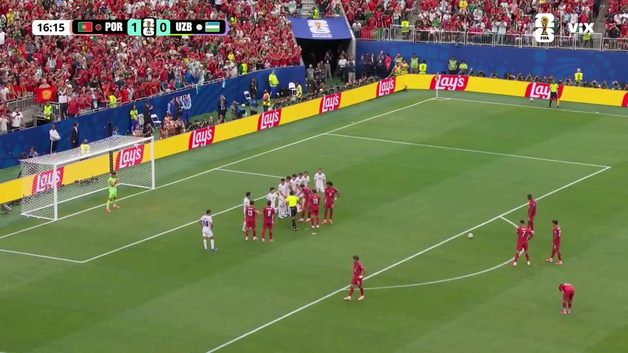 ¡Golazo de Nuno Mendes! Portugal amplía la ventaja ante Uzbekistán
