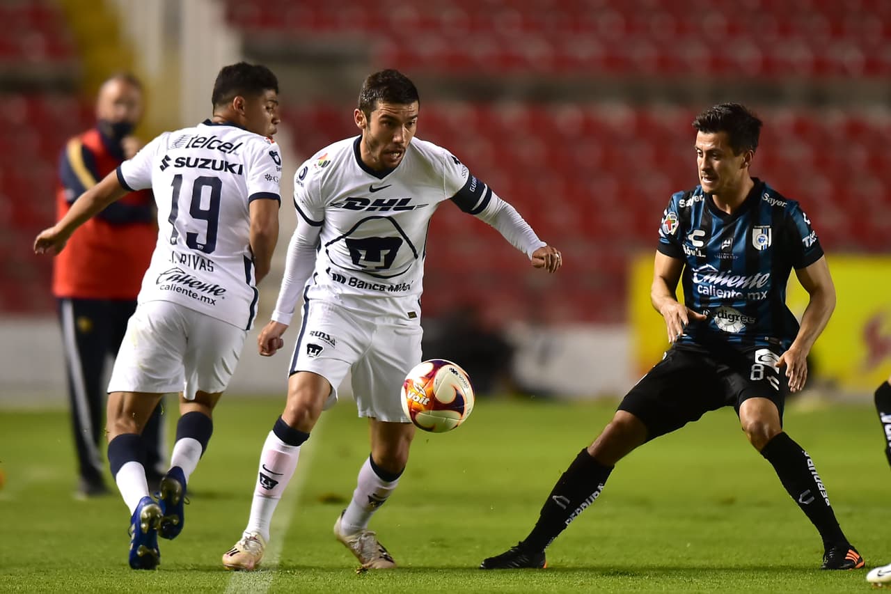 José Gurrola y Ángel Sepúlveda fueron los encargados de darle la victoria a los Gallos 2-0 sobre los Pumas.