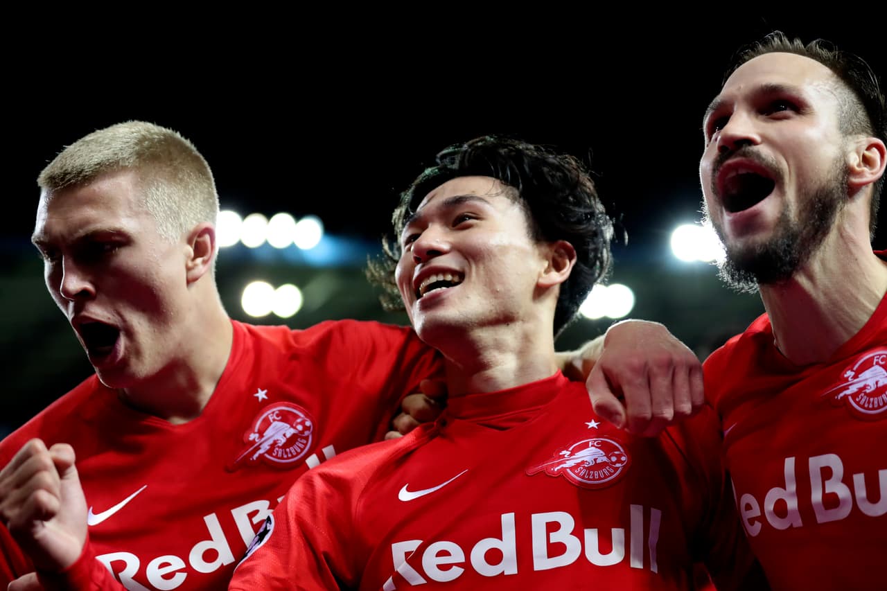 Daka (43’), Minamino (45’), Hee-chan (69’) y Braut Haland (87’) hicieron los de Salzburg. Smatta (85’) anotó el descuento.