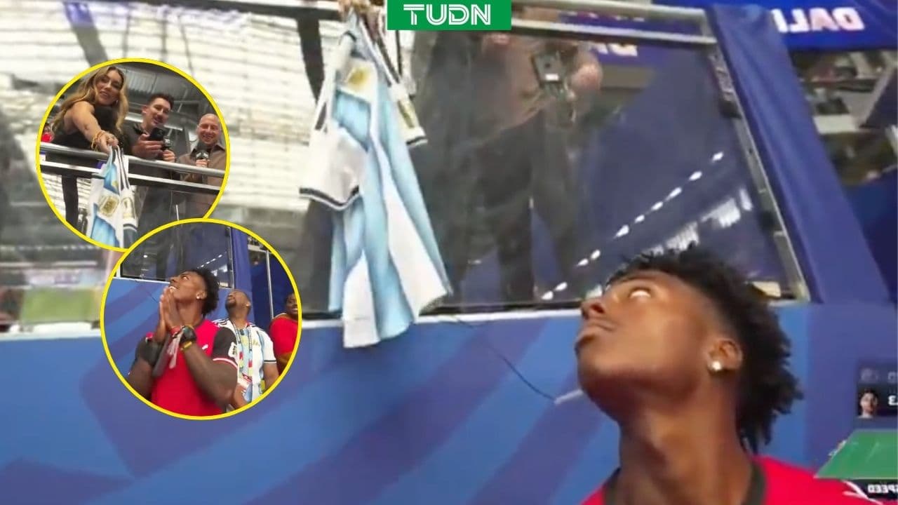 Speed rechaza playera de Argentina que le ofreció Melissa Ortiz en el Mundial 2026