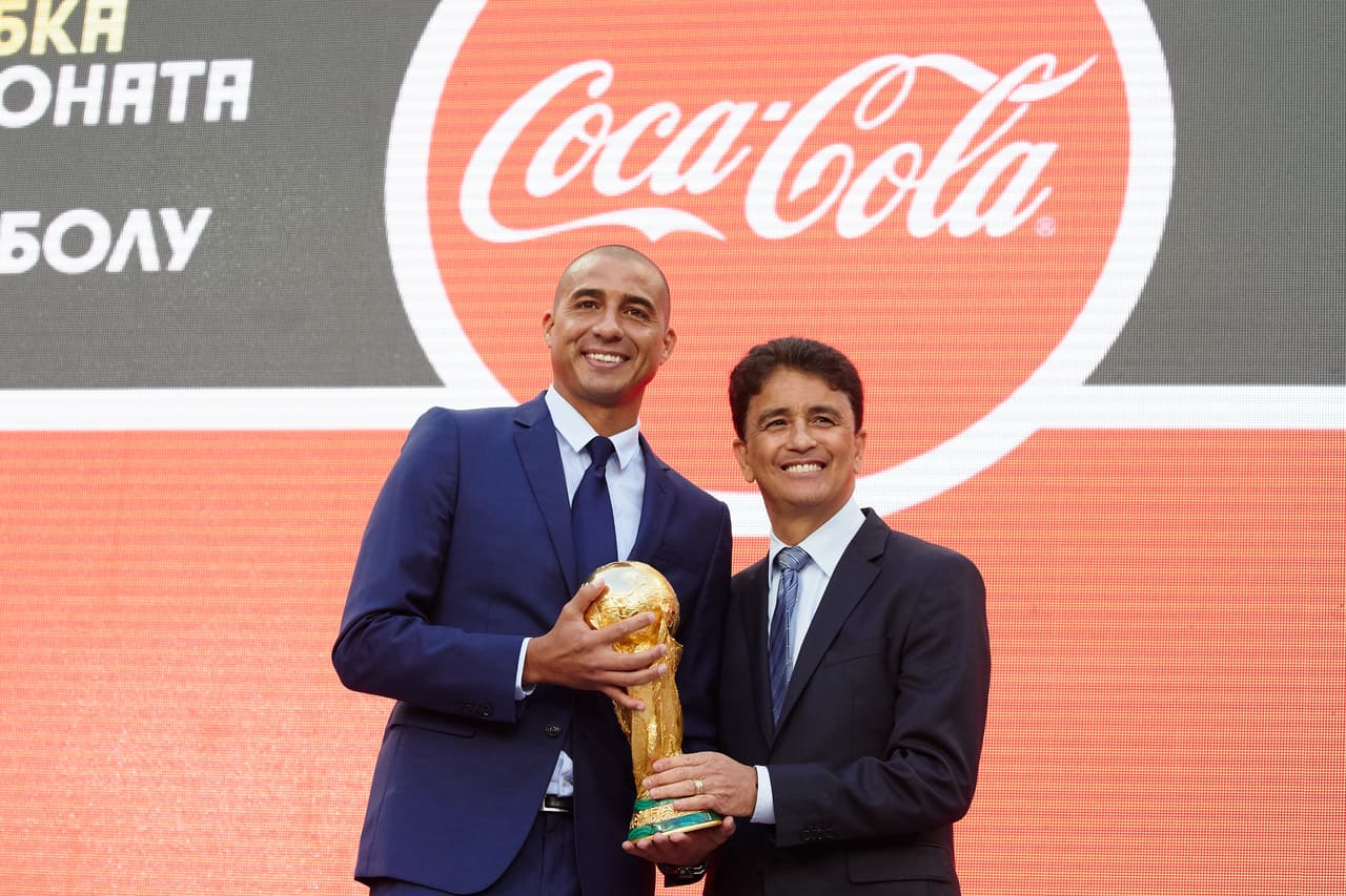 El franco-argentino David Trezeguet y Bebeto fueron los invitados de honor a la fiesta.
