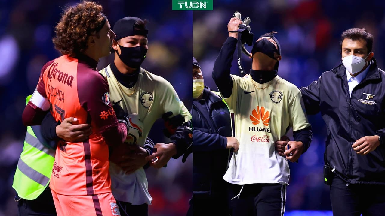 Aficionados invaden cancha y Guillermo Ochoa regala sus guantes