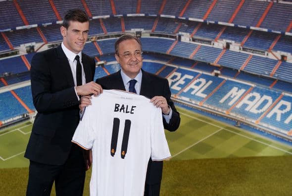 El galés Gareth Bale es el segundo fichaje más caro de la historia del club con un costo de 91 millones de euros.