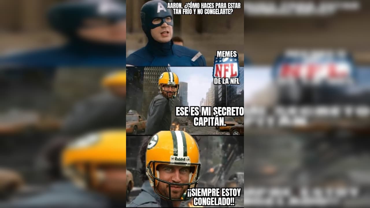 Los memes no se detienen y esta semana la víctima favorita son Aaron Rodgers y sus Green Bay Packers que sufierin una dolorosa derrota frente a los Tampa Bay Buccaneers.
