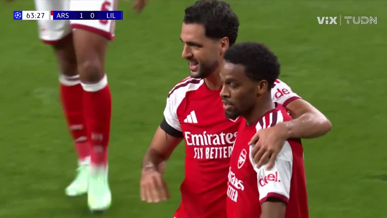 ¡Cayó el gol! Timber la pica y anota para el primer gol del Arsenal