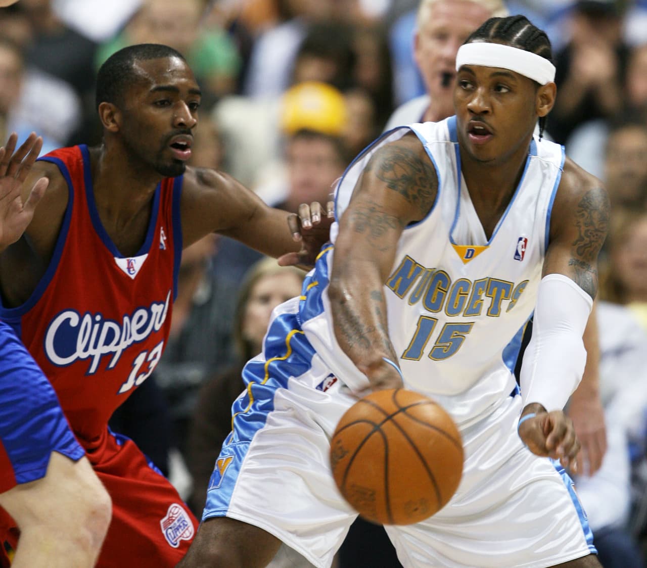 Nuggets y Clippers se enfrentaron sólo en una serie de Playoffs en 2006. Los angelinos se llevaron la serie 4-1.