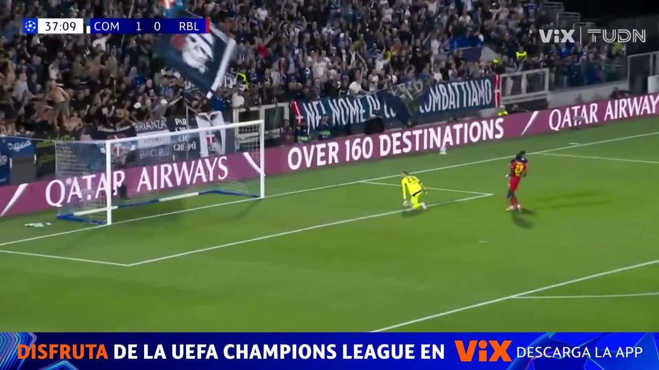 ¡Golpea de nuevo el Como! Anastasios Douvikas marca el segundo ante Leipzig en Champions