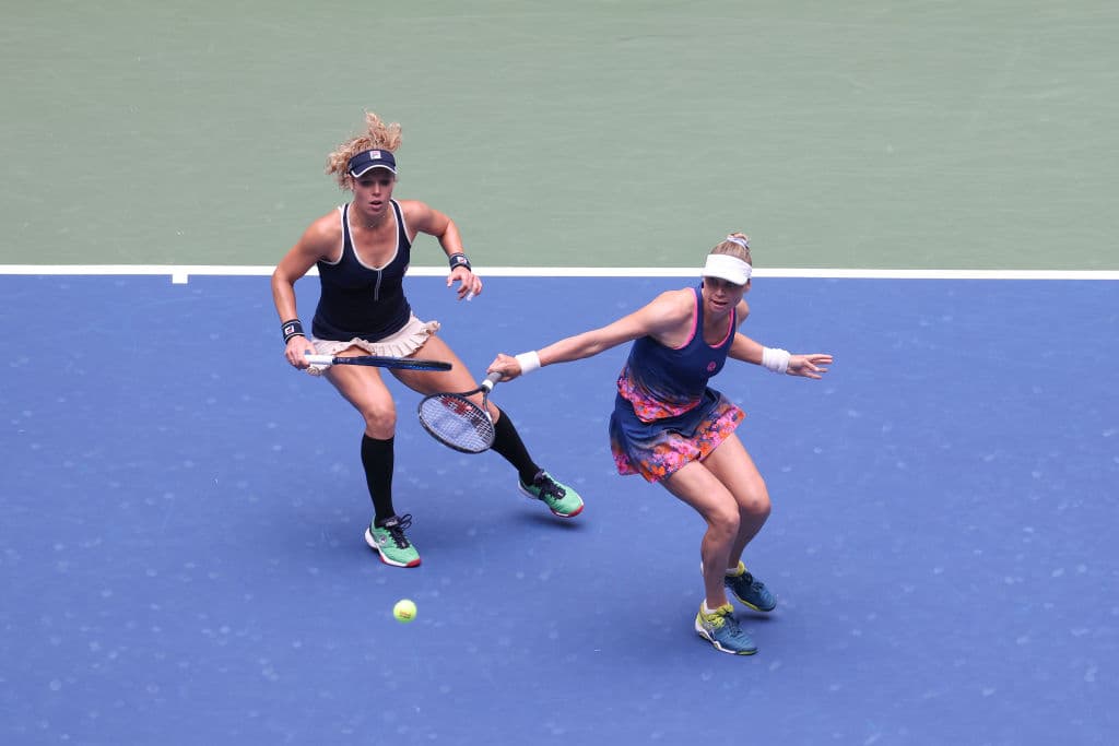 Esta fue la primera ocasión que la alemana, Laura Siegemund, y la rusa, Vera Zvonareva, competían juntas en un torneo.