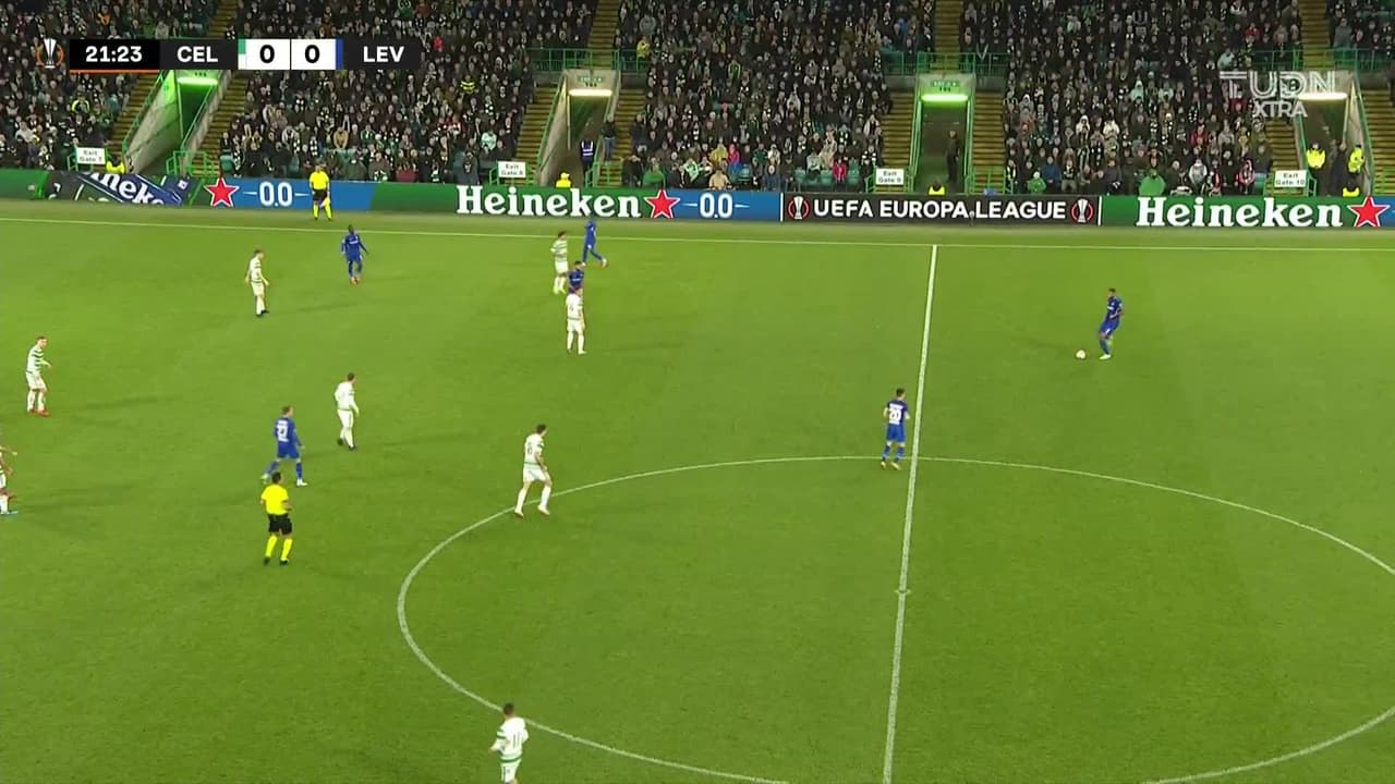 ¡TIRO ATAJADO! disparo por Moussa Diaby.