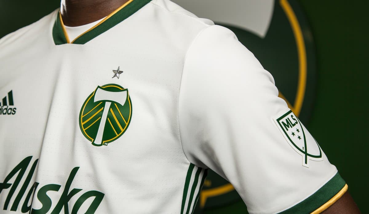 Portland Timbers uniforme alternativo blanco 2018
