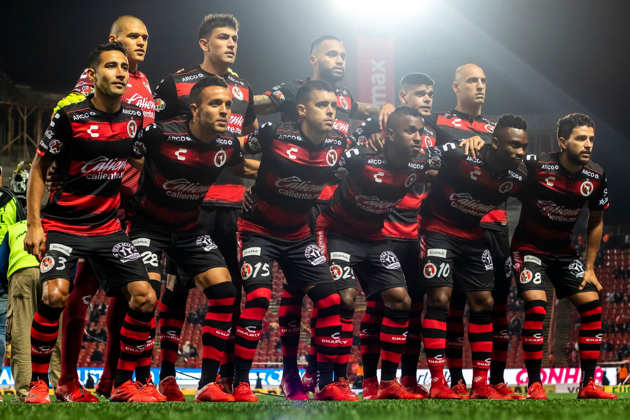 Xolos de Tijuana presentó esta alineación titular para su juego en casa.