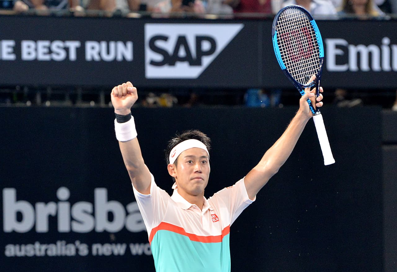 El japonés Kei Nishikori derrotó a Daniil Medvedev por 6-4, 3-6 y 6-2 y la checa Karolina Pliskova venció a Lesia Tsurenko por 4-6, 7-5, 6-2 para coronarse en las ramas masculina y femenina, respectivamente, en el Brisbane International, el primer torneo de tenis del 2019.