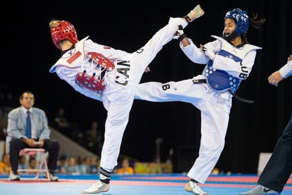Gutiérrez, de 22 años, definió el reñido combate en la división de menos 68 kilogramos con un golpe de empeine al rostro del local para dejar la pizarra 6-3. Ambos llegaron a la tanda fatídica empatados 3-3.