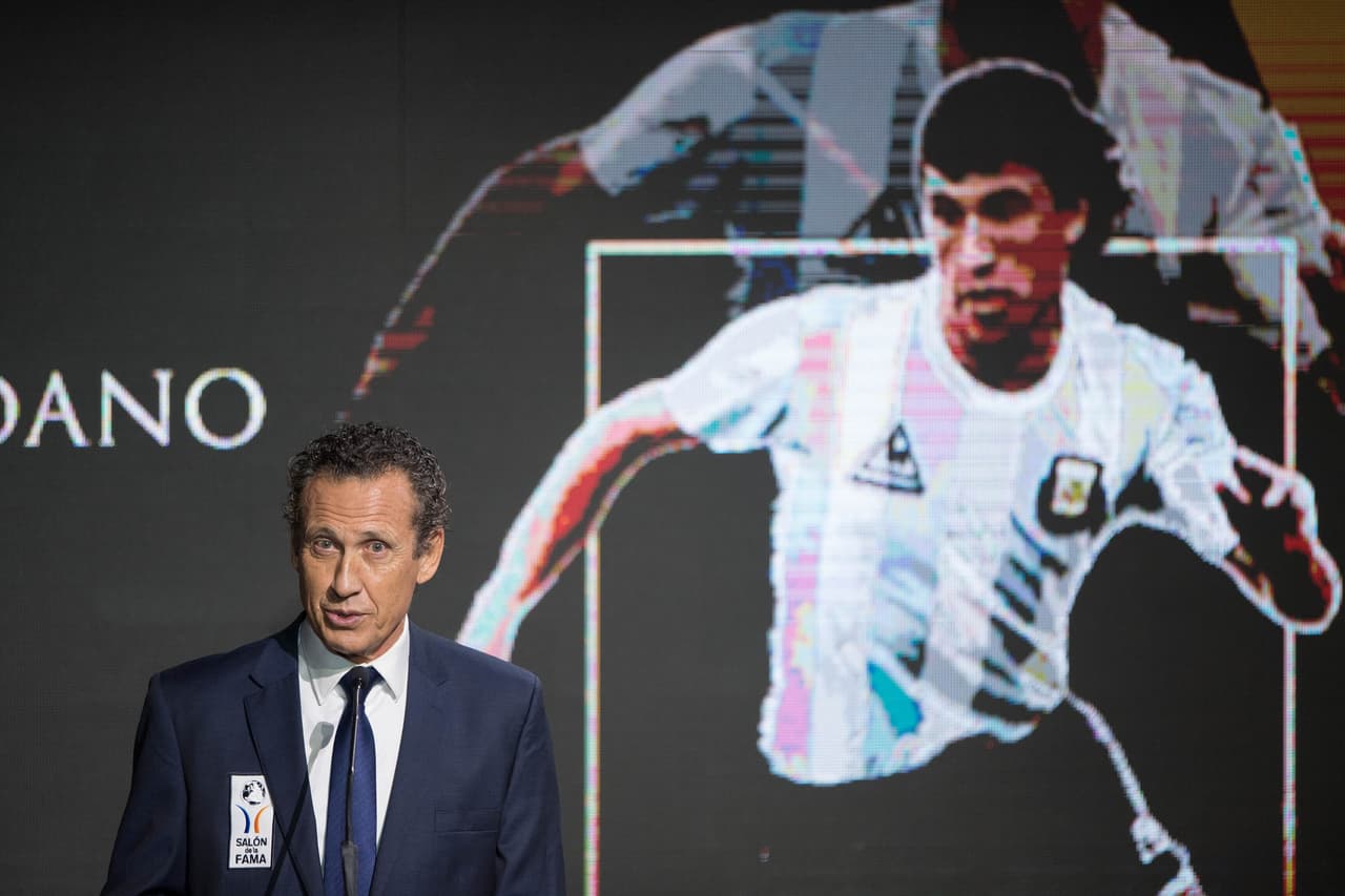 Uno de los internacionales que sí estuvo fue el argentino Jorge Valdano, campeón del mundo en 1986 en México.