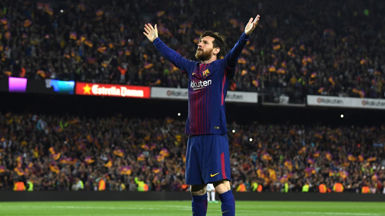 El total de goles que anotó Messi con Barcelona y sus títulos
