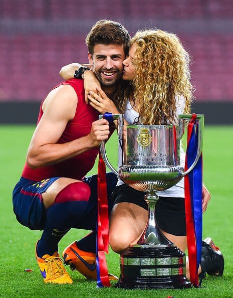 Pique y Shakira Copa del Rey