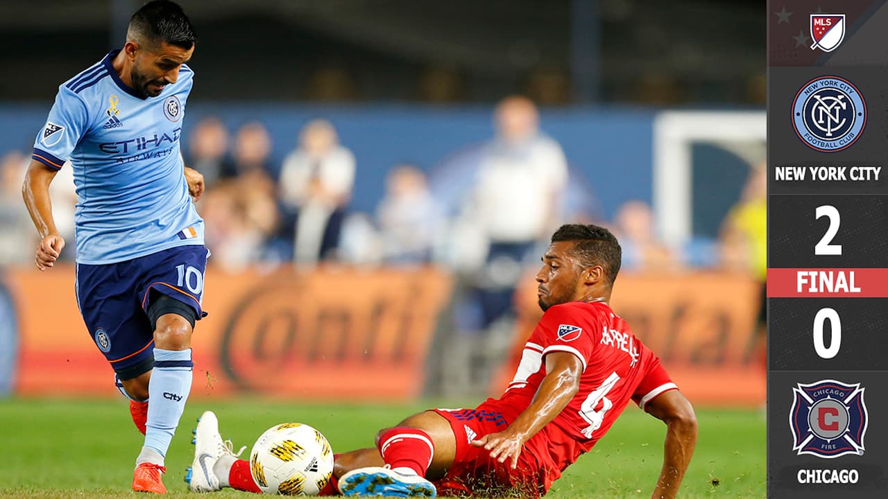 David Villa muestra su repertorio y mete al NYCFC en los playoffs con triunfo ante Chicago