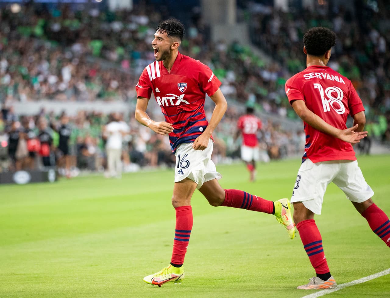 Ricardo Pepi también se apuntó con dos goles en la victoria de FC Dallas sobre Austin FC.
<br>