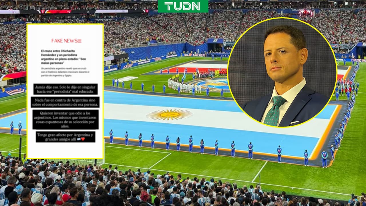 Revelan encontronazo de 'Chicharito' Hernández con periodistas argentinos