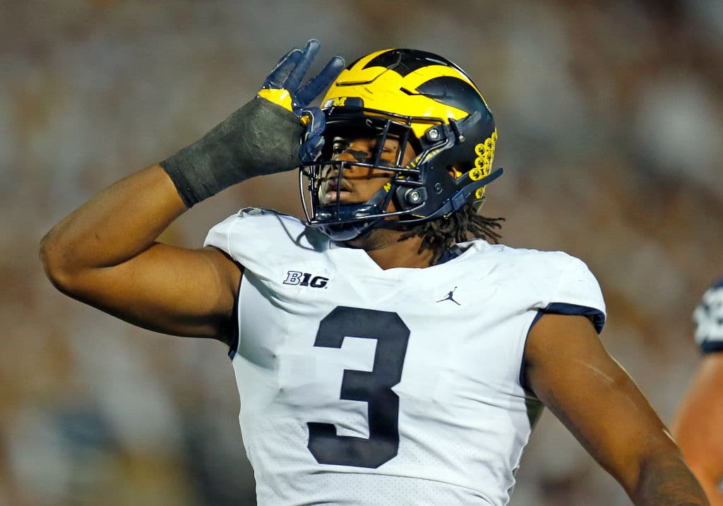 <b>12) Rashan Gary (Michigan, DE)</b>, el defensivo de los Wolverines apunta para ser tomado como nuevo integrante de los Green Bay Packers.
