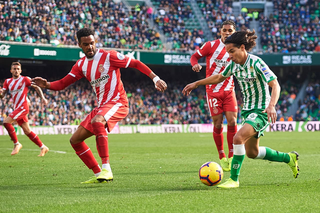 Quique Setién, DT del Betis, alabó a Diego Lainez en su debut 