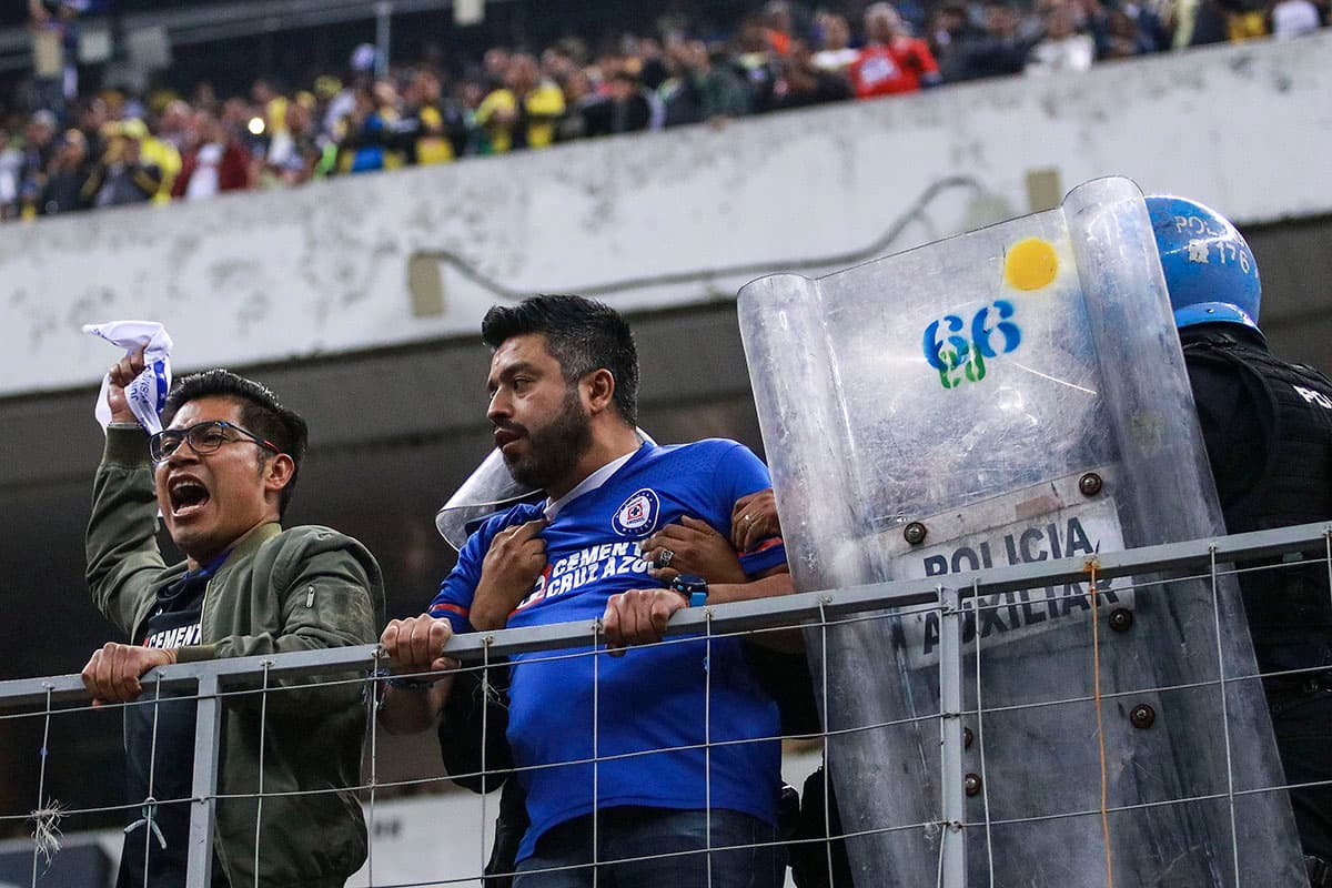 Ciudad de México, 16 de diciembre de 2018. , durante el partido de vuelta de la Final del del torneo Apertura 2018 de la Liga Bancomer MX, entre las Aguilas del América y la Maquina Celeste del Cruz Azul, celebrado en el estadio Azteca. Foto: Imago7/Marcos Domínguez
