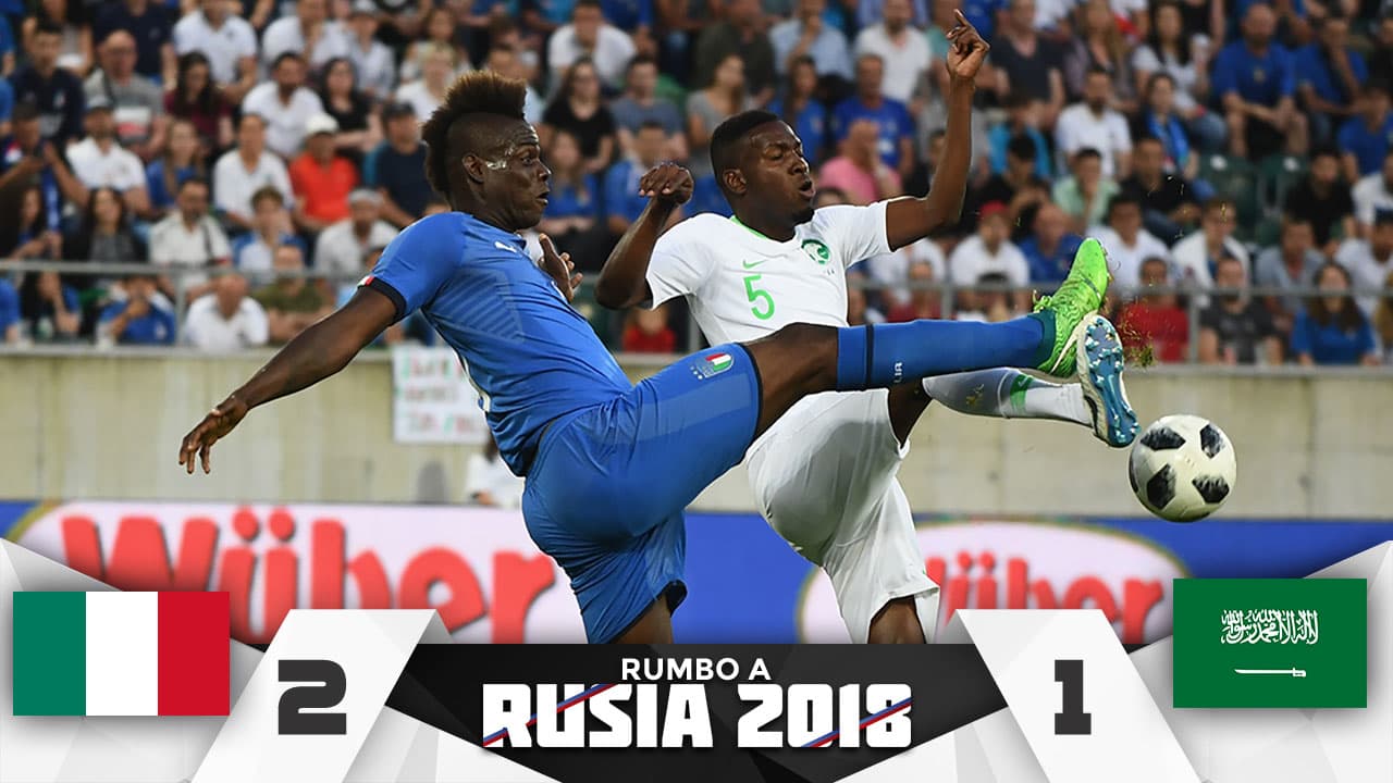 Italia batalló al final pero se impuso a Arabia Saudita en amistoso