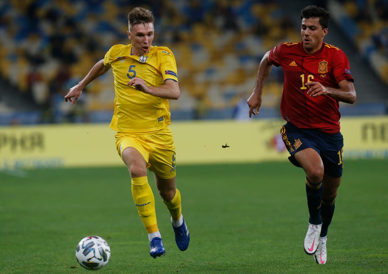 Ucrania 'aguantó la presión' y despachó a España en la UEFA NL