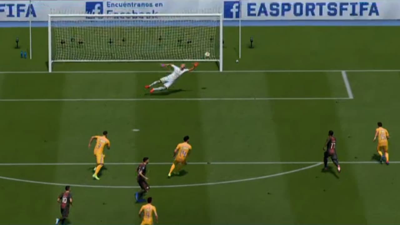 Luciano Acosta, el representante de Atlas, hizo lo que quiso con Francisco Venegas que no mostró habilidad en el futbol virtual.