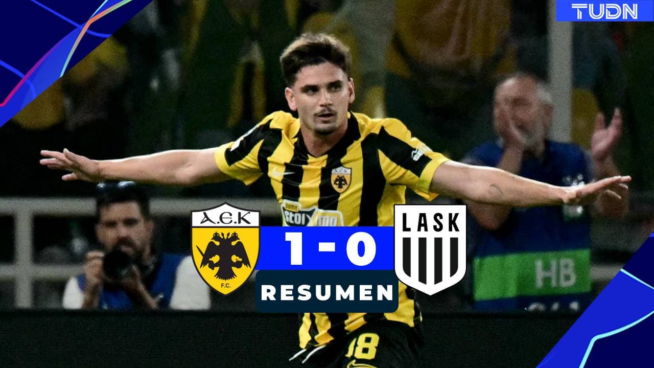 Resumen | AEK 1-0 LASK, Fase de Liga, UEFA Champions League
